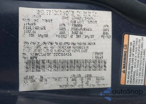 2002 Ford Explorer Xls из США, поврежденный, VIN 1FMZU62E12ZC04436